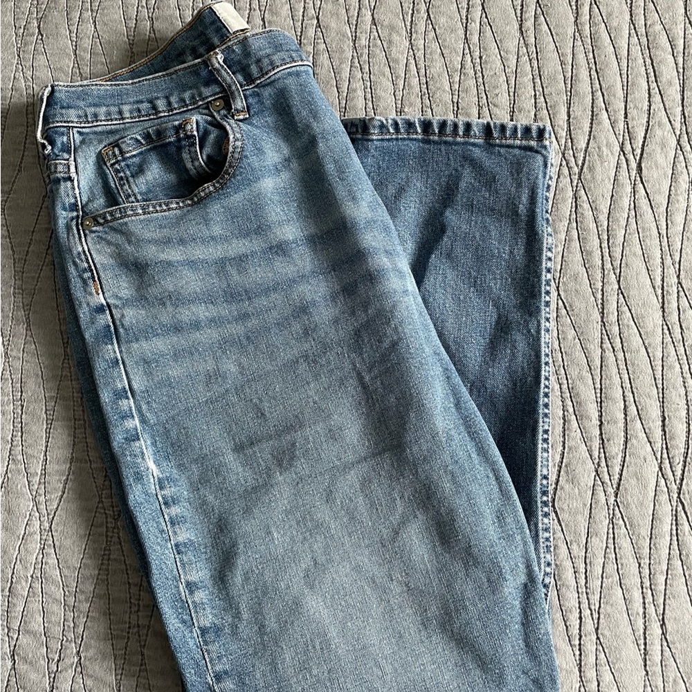 Everlane High Waist Straight Medium Wash Jeans Size 32